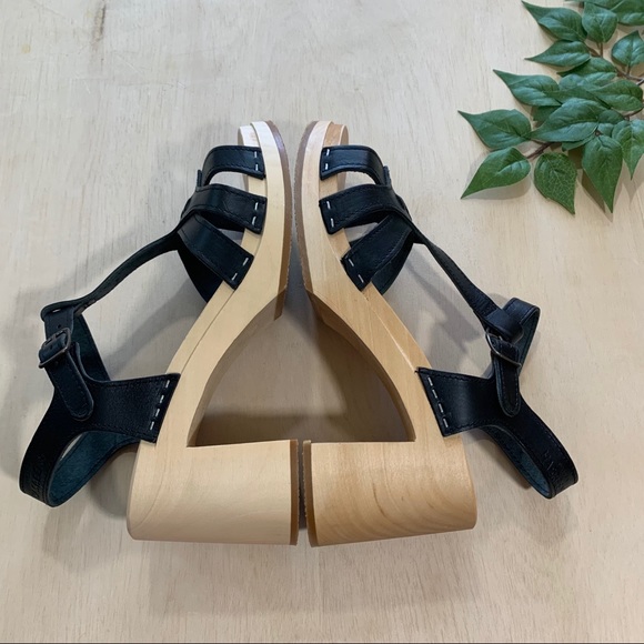 NWOT Swedish Hasbeens Eval-Lena Platform Sandals - Picture 5 of 7